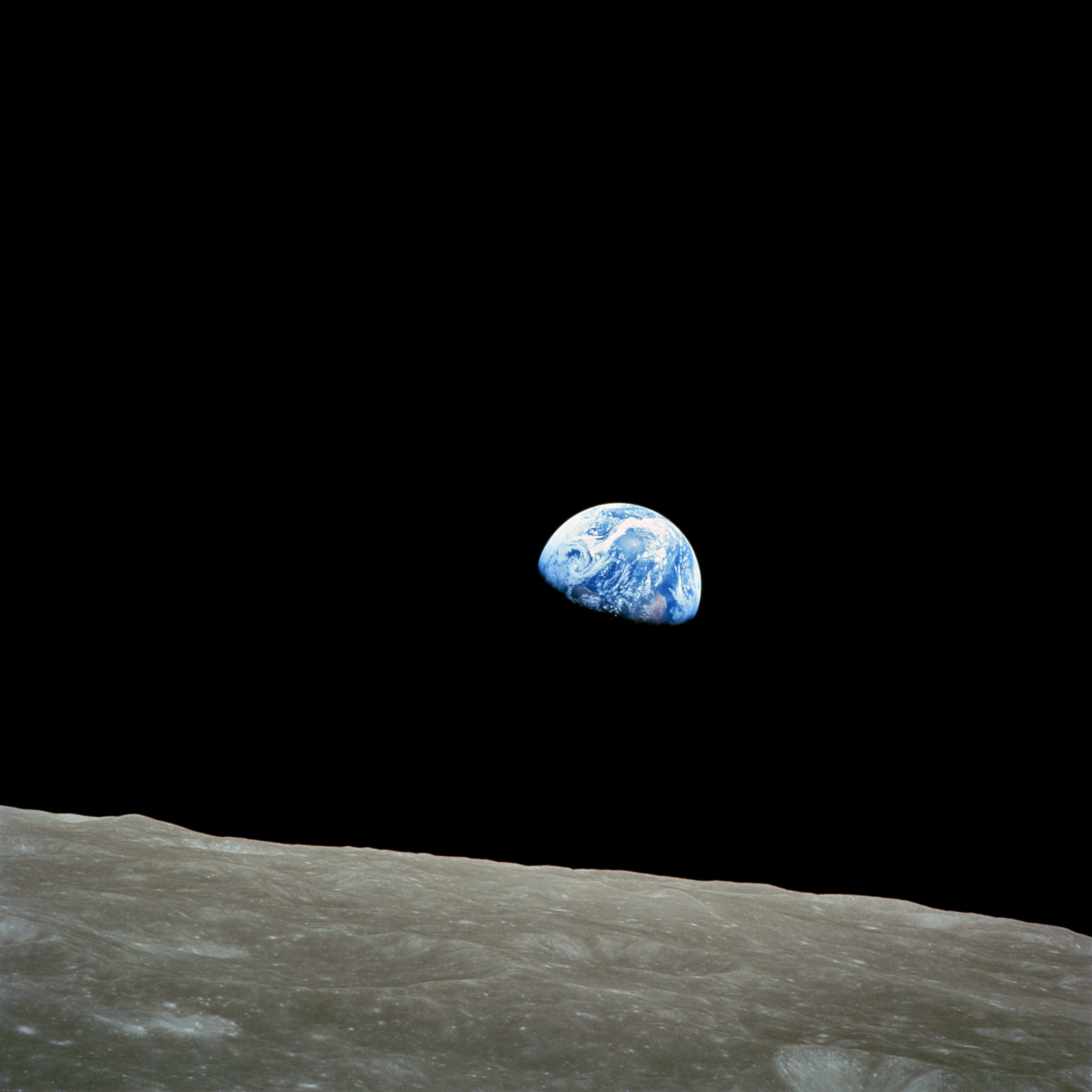 The image was coined "Earthrise". It was the first colour photograph of Earth taken from space and quickly circulated around the world. The photo is widely credited with propelling the global environmental movement and leading to the creation of Earth Day, an annual event promoting environmental activism and awareness, in 1970.